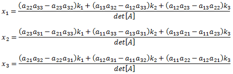 3x3 Equation