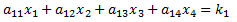 4x4 Equation