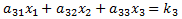 3x3 Equation
